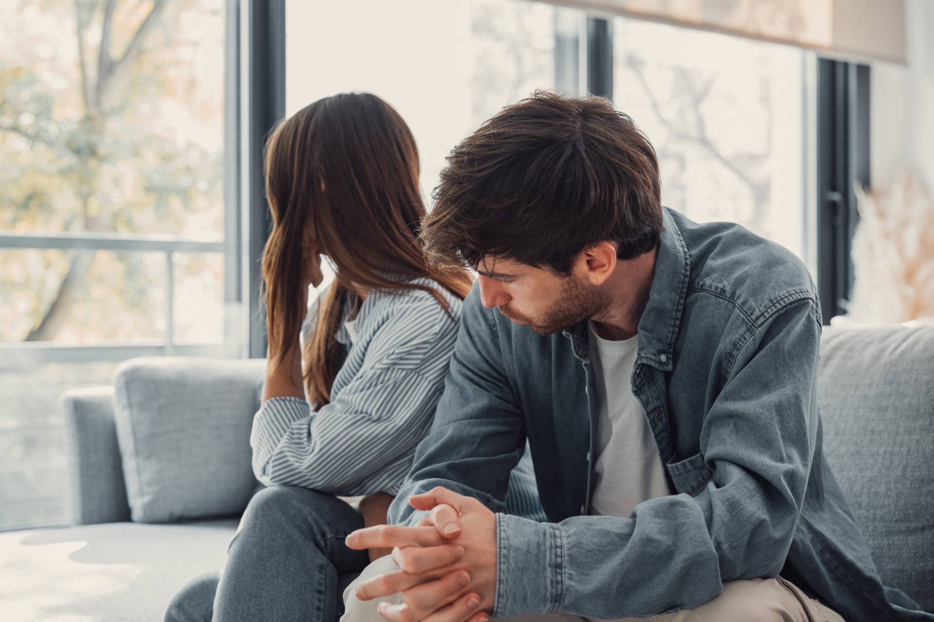 Couple in disagreement