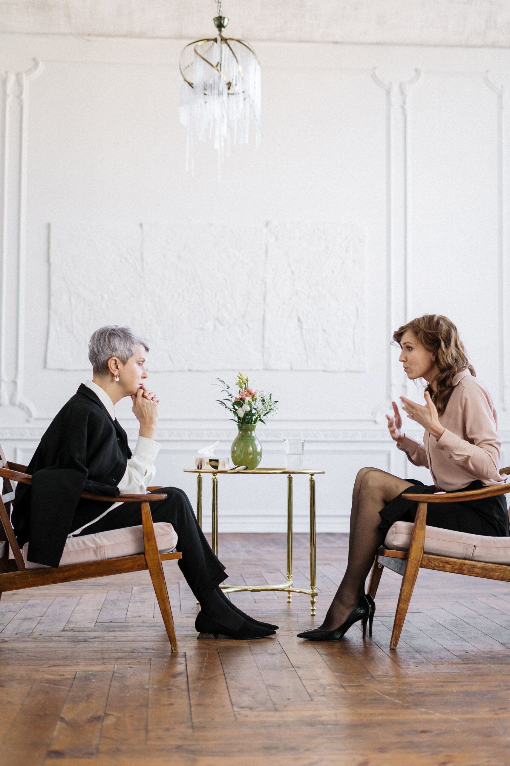 Discussion Between Two Woman
